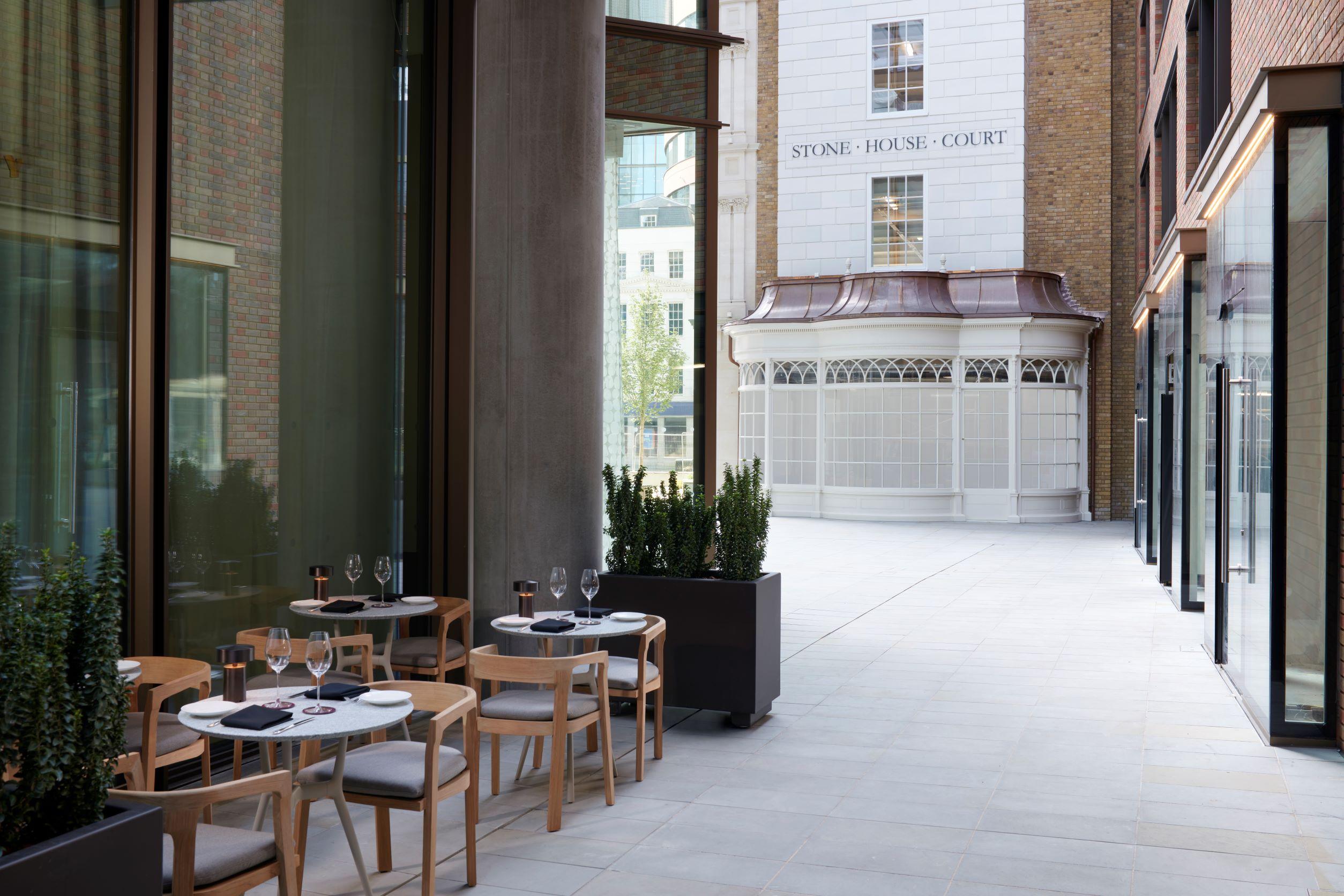 Pan Pacific London Otel Dış mekan fotoğraf The exterior of the restaurant